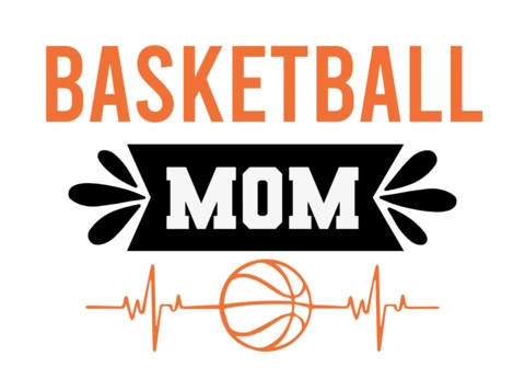 Basketball Mom T-Shirt Design Template