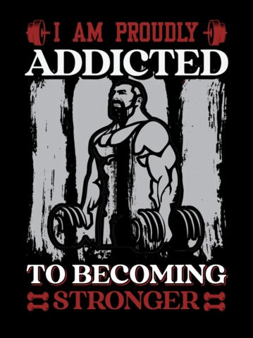 Bold Fitness Motivational Design Template for Strength Training Poster