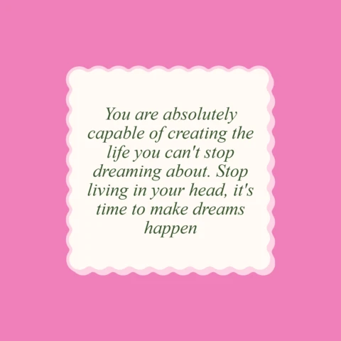 Dreams Manifestation Quote Instagram Post Design Template
