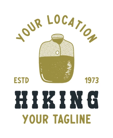 Hiking Adventure Logo Template Design