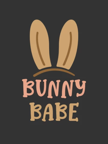 Diseño de plantilla de camiseta para la caza del huevo de Pascua