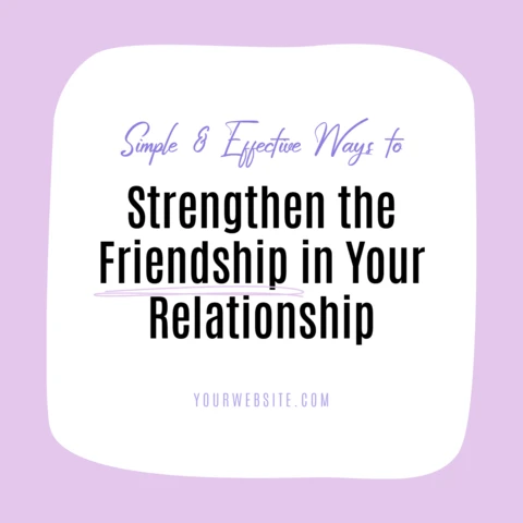 Strengthen Friendship Blog Promotion Instagram Post Design Template