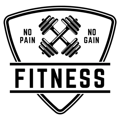 Fitness Training Center Logo Design Template