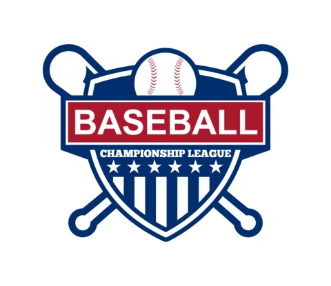 Szablon projektu logo sportowe mistrzostw baseballu