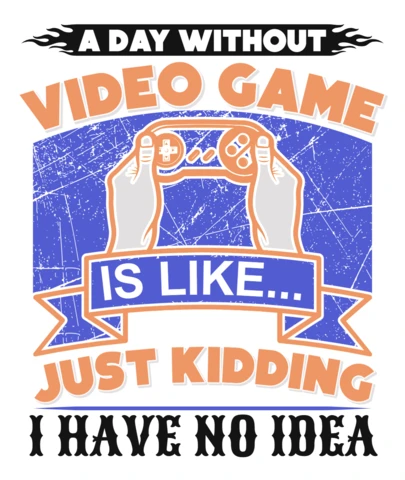 Retro Gamer Quote Design Template for Fun T-Shirts