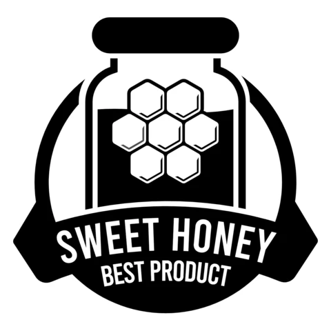Sweet Honey Bee Logo Design Template