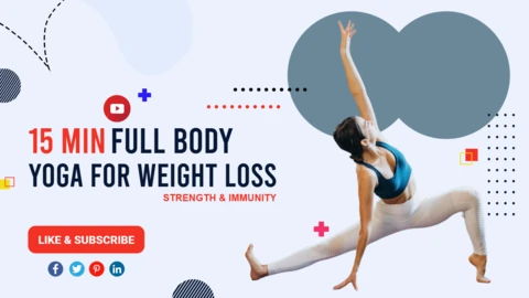 Yoga Teacher YouTube Channel Thumbnail Post Design Template