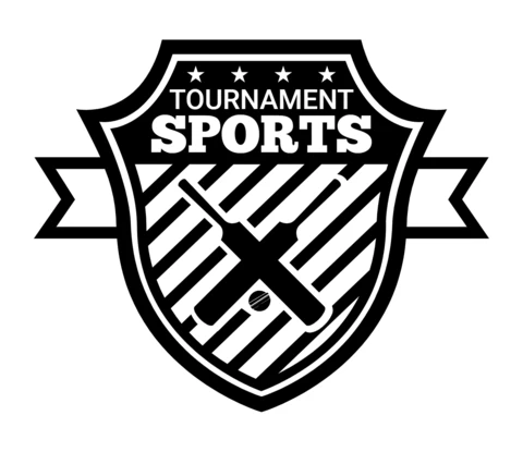 Cricket Tournament Sports Logo Design Template
