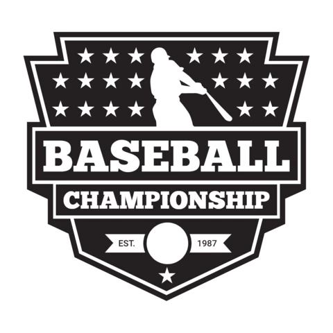 Baseball Championship Sports Logo Design Template