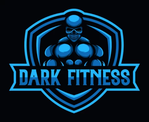 Skull Fitness Sport Logo Design Template