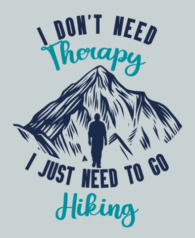 Mountain Hiking Poster Design Template