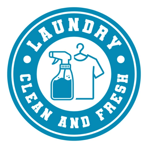 Plantilla de diseño de logotipo de servicio de lavandería
