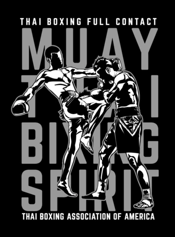 Thai Boxing Association Of America T-shirt Design Template