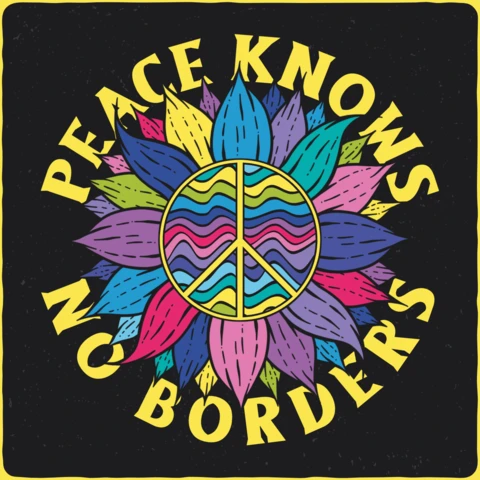Peace Hippie Quote T-Shirt Design Template