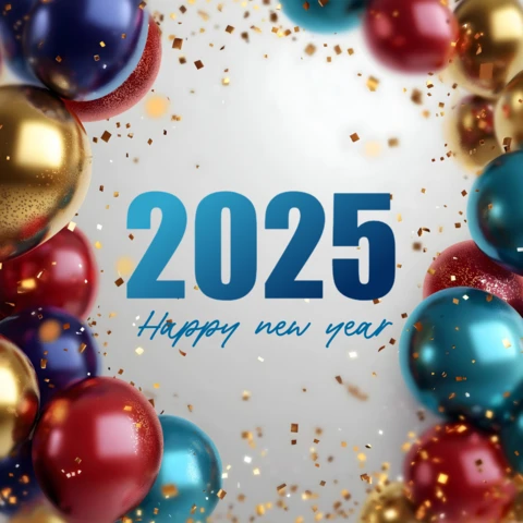 Happy New Year Party Invitation Design Template