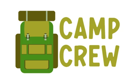 Modèle de badge pour le sac à dos de l'équipe de camping