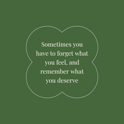 Minimale groene zelfmotiverende quote Instagram-postontwerpsjabloon