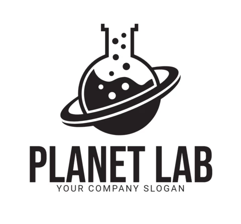 Planet Lab Logo Design Template