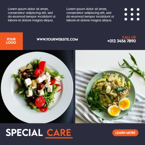 Eye-Catching Medical Social Media Post Design Template