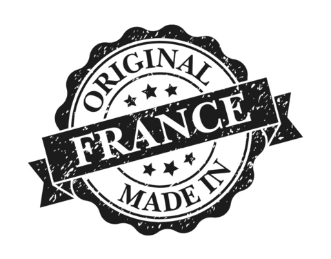 Modèle de logo pour le timbre Made in France