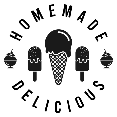 Home Made Ice Cream Logo Design Template
