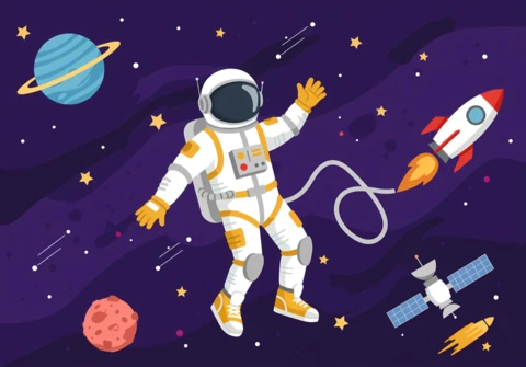 Modèle de conception d'aventures spatiales pour les projets d'enfants