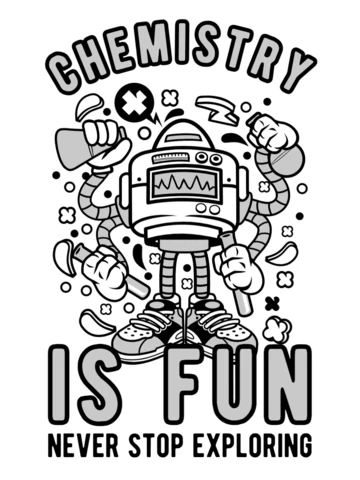 Chemistry Is Fun T-shirt Design Template