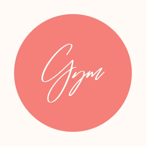 Gym Minimalist Instagram Story Highlight Cover Design Template
