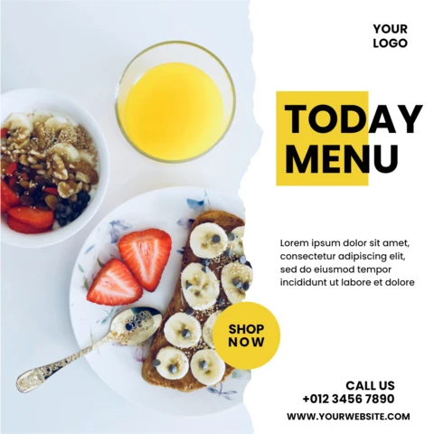 White Textured Commercial Instagram Post Design Template