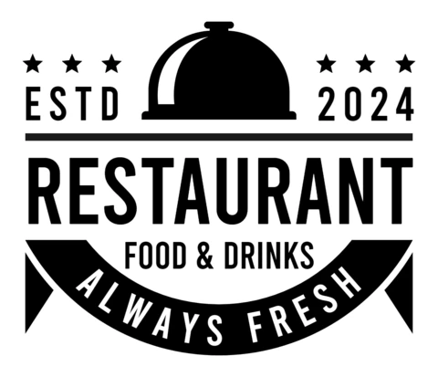 Food and Drinks Restaurant Logo Design Template