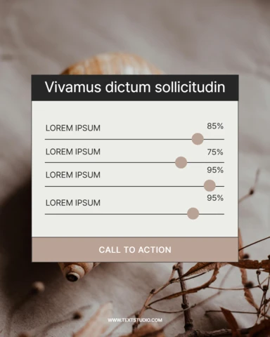 Modello di design per post instagram del tracker interattivo dei progressi