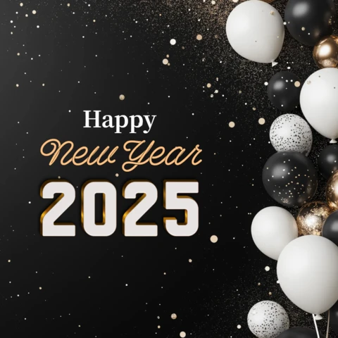 Happy New Year Background Image Design Template