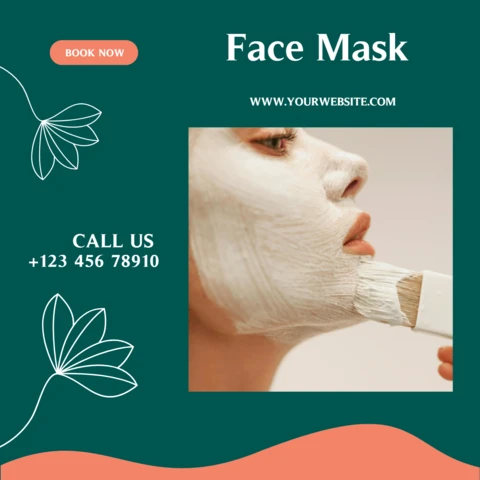 Artistic Floral Eye-Catching Beauty Instagram Post Design Template