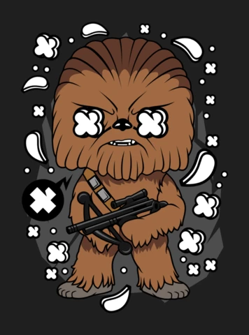 Modèle de vêtements pour Chewbacca, personnage de dessin animé de la culture pop