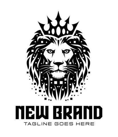 Lion Tech Logo Design Template
