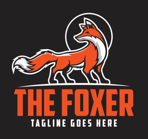 Le modèle de logo foxer
