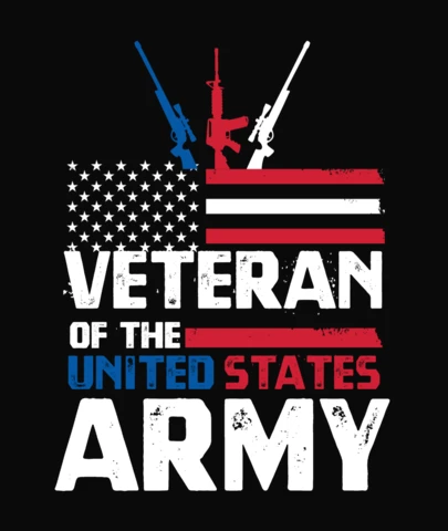 Veteran United States Army T-Shirt Design Template