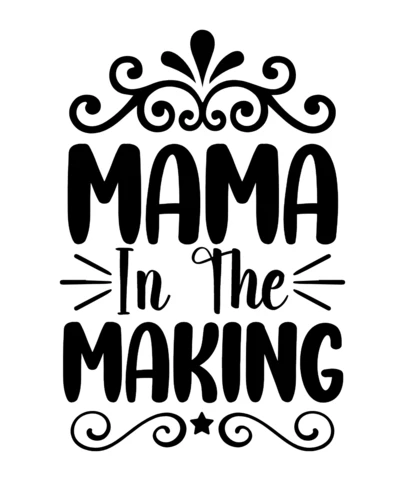 Mama In The Making Birth T-Shirt Design