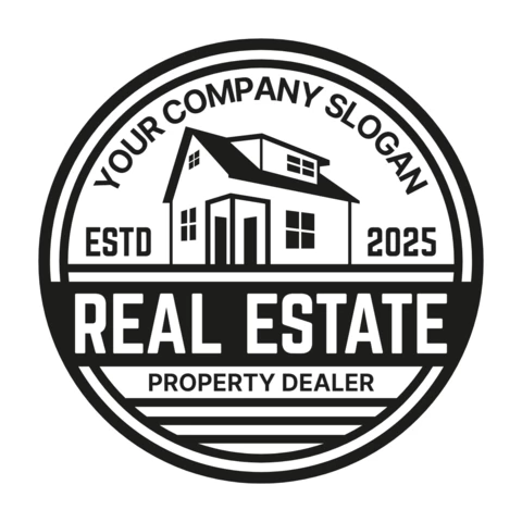 Modèle de logo pour une société immobilière
