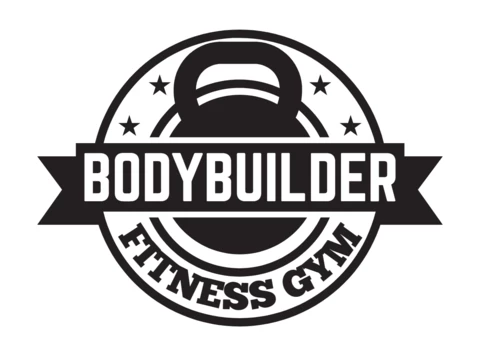 Body Builder Gym Logo Design Template