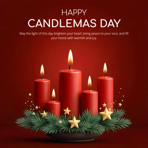 Plantilla festiva para felicitar el Día de Navidad