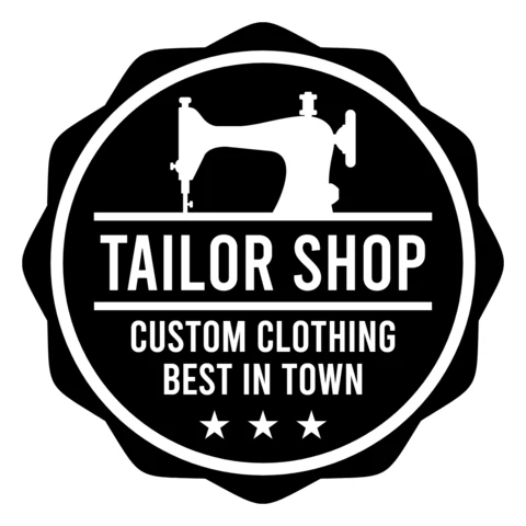 Modello di logo per sartoria