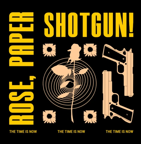 Rose Shotgun Graphic Design Template for Bold Artistic Creations