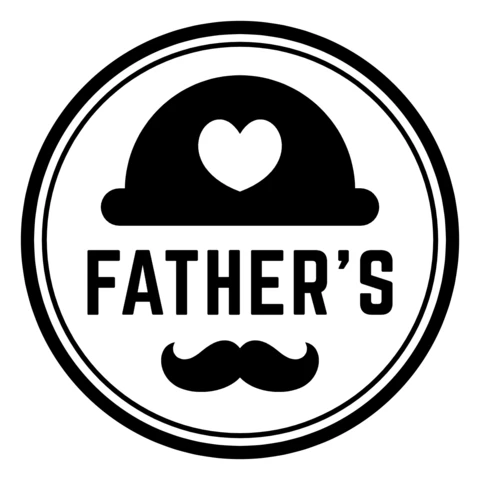 Plantilla de diseño de logotipo para el feliz día del padre