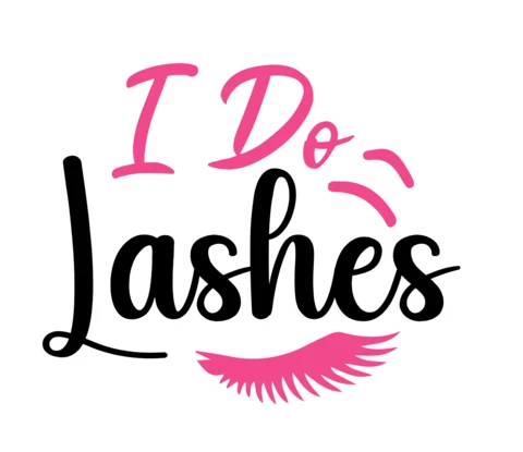 I do lashes maquillaje plantilla de diseño de camiseta