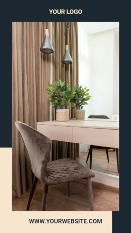 Two-tone Flat Elegant Social Media Post Design Template