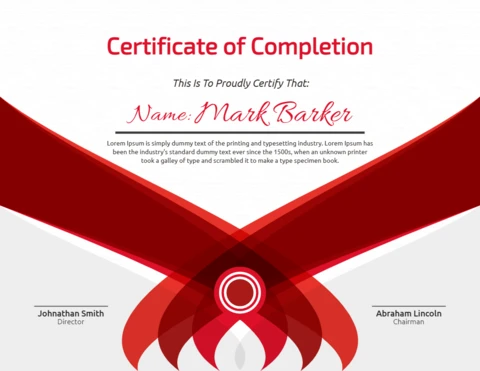Corporate Company Certificate Post Design Template