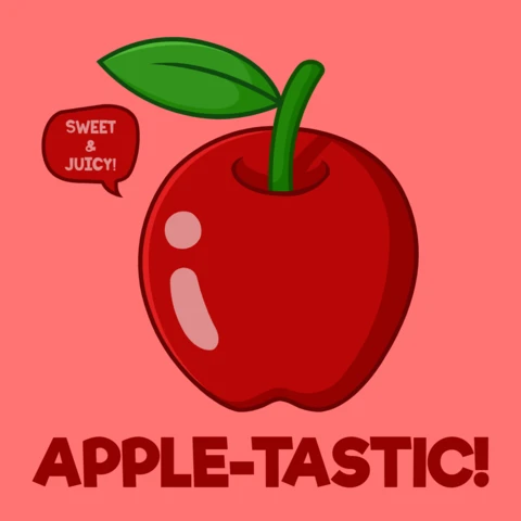 Plantilla de diseño Apple-tastic para proyectos divertidos y creativos
