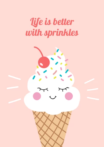Modèle d'affiche rétro sur les glaces