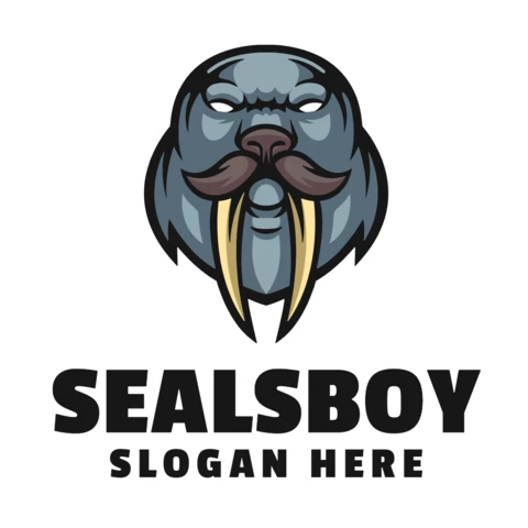 Plantilla de diseño de logotipo de sello